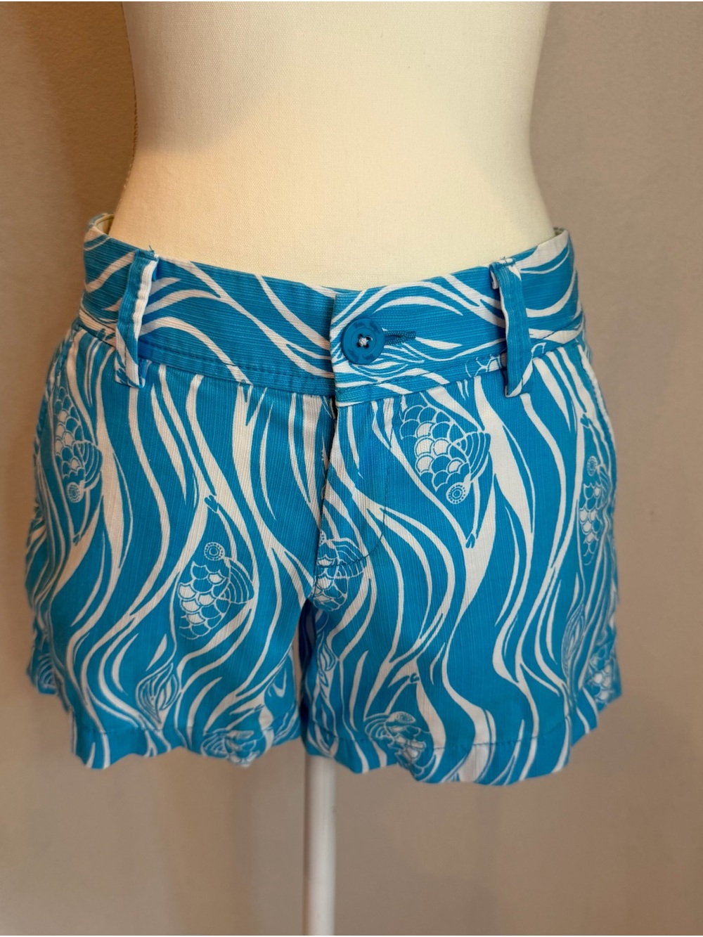 Lilly Pulitzer “The Callahan Short” Blue & White
